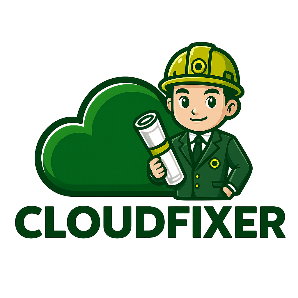 Cloud Fixer Dashboard